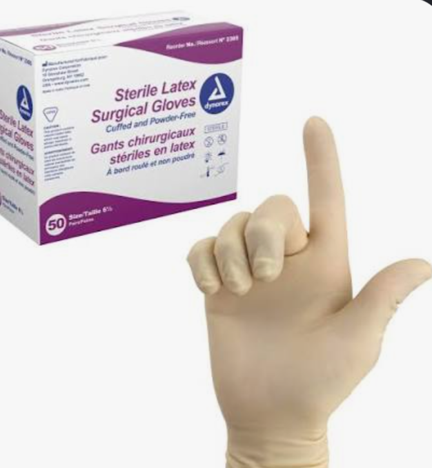 6.5, Surgical Gloves, 50 Pairs