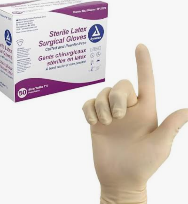 7.5, Surgical Gloves, 50 Pairs