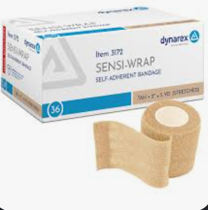 2" x 5 yds Box/36, Tan, Sensi Wrap, Self-Adherent, (Coban)