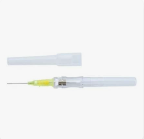 24G x 5/8", ViaValve, Box/50, IV Catheters w/ Blood Control, Yellow