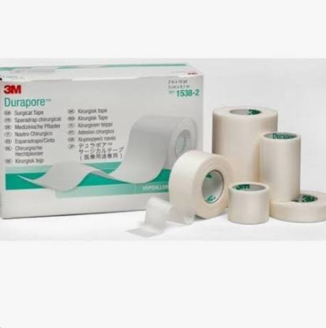 3M Surgical Tape, 2" x 10 yds, "silk-like", 6/Box