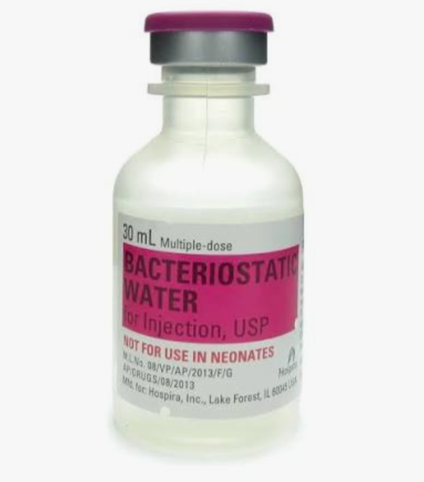 Bacteriostatic Water Multiple Dose Vial 30 mL NDC: 0409-3977-01