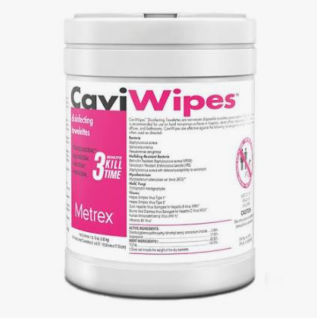 CaviWipes (6" x 6.75") 160 Wipes per Canister
