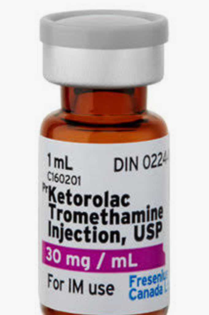 Ketorolac Tromethamine (Toradol), Each, 30mg/mL Vials, NDC: 72266-118-01