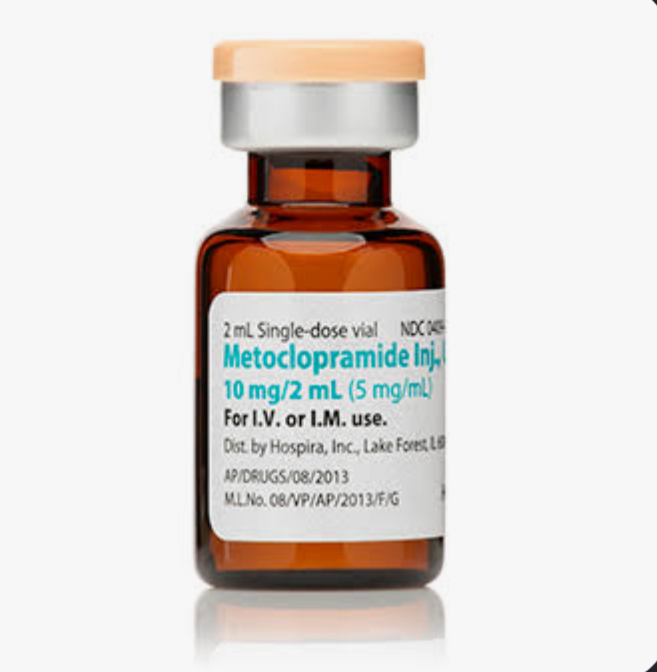 Metoclopramide (Reglan), 25/Box, HCL, Single Dose Vials, NDC: 0409-3414-01