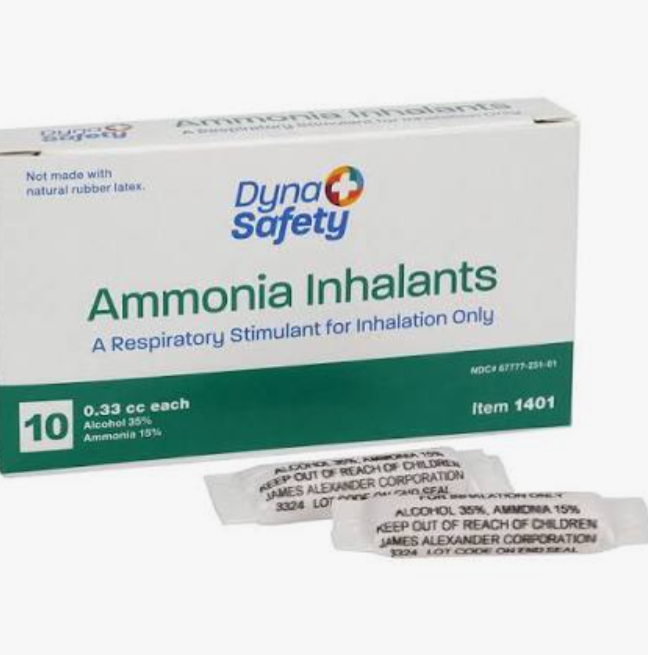Ammonia Inhalants (Ampule), 10/Box