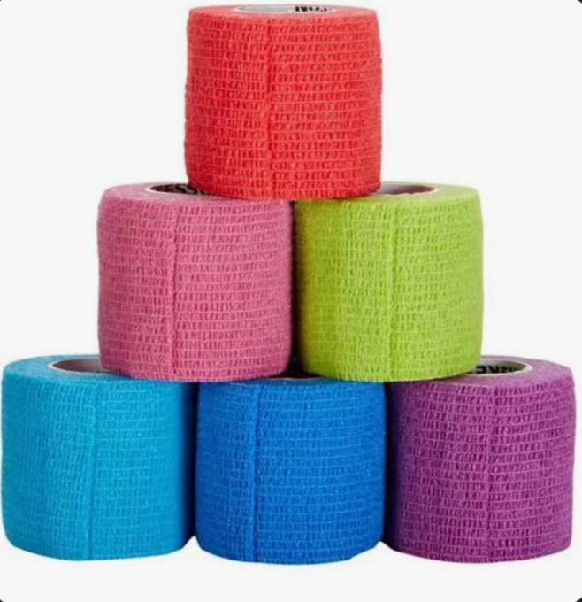 Self-Adherent, 24/Box, Assort Colors, 2"x5yd (Coban)