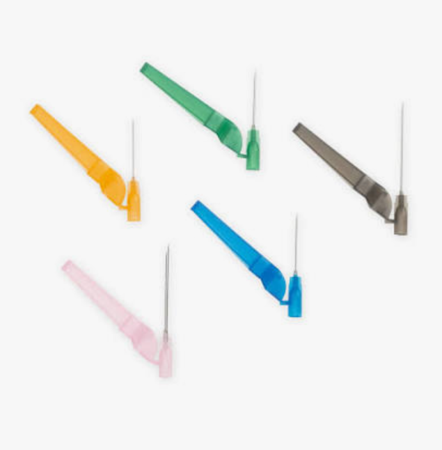 20G x 1.0", Safety Hypodermic Needles, Box/100