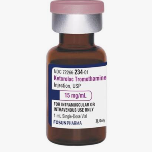Ketorolac Tromethamine (Toradol) 25/Box, 30mg/mL Vials, NDC: 72266-118-25