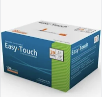 0.5mL, 29G x 0.5", Insulin Syringes, EasyTouch